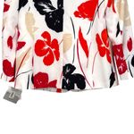 Kasper White Floral Multicolor Blazer Suit Coat Women's Size 2 PETITE NWT Photo 9