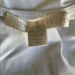 Boston Proper  White Off-Shoulder Halter Top Photo 3