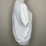 Vintage White Lace Embellished Sweater Cottage Coastal Sz Medium? Photo 3