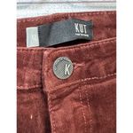 Kut From The Kloth Womens Jeans Red Size 12 BOYFRIEND Catherine Corduroy Blend Photo 3