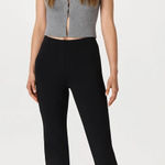 Quince  Ultra-Stretch Ponte Bootcut Pants Tall Inseam Black Size XL Photo 0