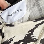 The Wolf Gang Santa Elena Maxi Dress Ikat Print Linen Size 2X Black Photo 3