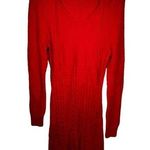 Athleta  Red Hoody Sweater Dress Photo 0