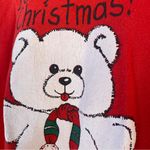 Vintage 1987 Screen Stars Berry Merry Christmas red holiday sweatshirt Sz Small Photo 6