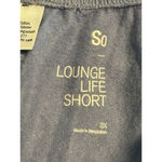SO  Lounge Life Fleece Shorts Womens Plus 3X Heather Blue Pockets Draw String NWT Photo 4