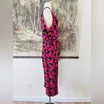 Kensie Tropical Floral Coral Combo Jumpsuit Size Large NWT $68 Photo 2