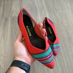 Rothy's Rothy’s The Point Flats Red Multicolor Stripe Size 6.5 Photo 1