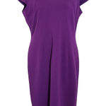 Tahari Purple Sheath Dress Size 12 Purple Wedding Guest Dress Photo 0