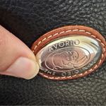 Avorio Made In Italy Black Leather Shoulder Bag Purse Handbag Tote Photo 8