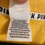 PINK - Victoria's Secret  Golden Yellow Antiqued Quarter Zip Sweater Medium Photo 5