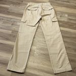 Pull & Bear  Cargo pants Tan Womens size 4 Straight leg Loose fit Casual Relaxed Photo 8