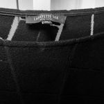 Lafayette 148 Cutout and Faux Leather Trim Sweater - Women Size M - Black Photo 3