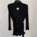 White Fox Boutique  More About Me Long Sleeve Mini Dress Black Photo 5