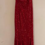 Mermaid Fit Red Formal Gown Size 6 Photo 0