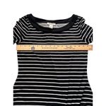 White House | Black Market  Striped 3/4 Sleeve Boat Neck Dress Size Medium Photo 5