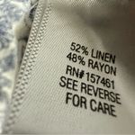 Dana Buchman Sleeveless Button Up Paisley Print Blue White Pocket Shirt Size XL Photo 8