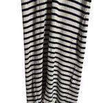 Rixo Antibes Navy White Striped Ribbed Knit Collared Sleeveless Midi Dress M Blue Size M Photo 9