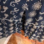 Simplee Apparel Simplee women’s embroidered boho beach tiered slip midi dress blue M Photo 1