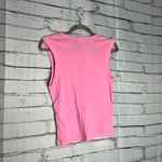 Victoria's Secret Victoria’s Secret Tie-Neck Pink Tank Sz L NWT Bubblegum Festival Summer Crop Top Photo 9