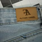 Butterfly Print Women's Denim Shorts Blue Size undefined Photo 3