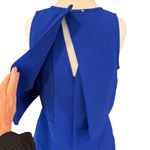 SUNCOO Paris Cyrus Electric Blue Mini Dress Open Back Sleeveless Pockets Size 12 Photo 7
