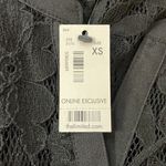 The Limited  NWT Black Sheer Floral Lace Sleeveless Button Down Shirt Photo 6