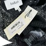 Ba&sh  Darry Knit Sequin Crop Top, Black, Large Photo 12