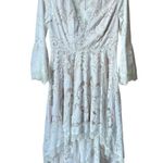 Selfie Leslie  Chantily High Low Bell Sleeve Dress NWT Size Large Photo 0