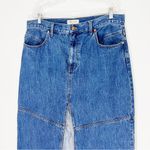 Madewell  Denim Mid Rise Maxi Skirt in Pineland Wash Size 33 Photo 3