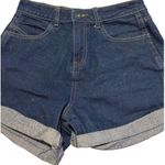 Denim & Co Women’s Denim Co Blue Short Shorts with Cuffs Size 6 Sku 2549 Photo 6