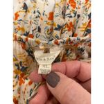 Sim & Sam Sleeveless All Over Print V-Neck Maxi Dress Cream Women's Size XL Photo 6