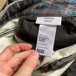 Paige  Hoxton crop plaid jeans Photo 4