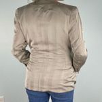 Giorgio Armani Blazer Jacket Triple Breasted Long Line Gruppo GFT Silk Size 10 Photo 3