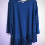 Cato Silky like pleated slant bottom Top! Sooo cute! Photo 1