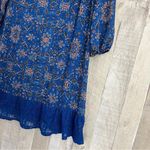 AUW  Women's BOHO Fully Lined Mini Dress Size Medium Peasant Dress 3/4 Sleeve Photo 1