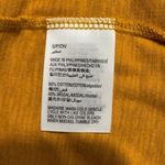 Maison Jules maison Jules Twisted Basic Short Sleeve T-Shirt Yellow Women's Size Small NWOT Photo 6