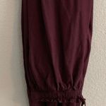 American Eagle Outfitters Maroon Paperbag Pants Red Size L Photo 0