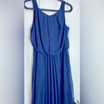 B Darlin Blue Off Shoulder Maxi Sundress Photo 7