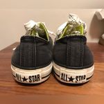 Converse Woman’s All Star sneakers with a double tongue black neon green size 8 Photo 4