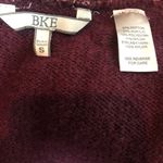 BKE  Purple Crochet Fringe Cardigan Small Photo 2