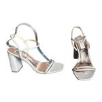 Badgley Mischka NWOB  Rose Gold Glitter Heels Photo 2