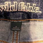 Wild Fable  Womens Distressed Fray Short Mini Skirts, Size 8, Blue Wash, Sku 1016 Photo 8