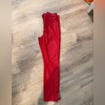 Red Women's Leather Pants & Jacket Set Size undefined Photo 3