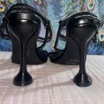 H by Halston Halston Size 8 Black Strappy Heels Photo 6