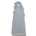 Active USA Sleeveless Hoodie Sheath Dress Grey Small Photo 11