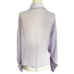 ZARA  Purple Sheer Unlined Collared Top Women's Blouse Size Medium | 36-1 Photo 1