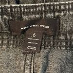 Who What Wear Women's Cropped Black Jeans High Rise Slash Pocket Pleated Size 6 Photo 6