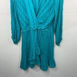 Swimsuits for all HARLEY WRAP COVER UP TUNIC Teal size 18/20 Photo 3