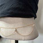 Waist jewelry with pearls gold plated fits small to large fit NWT Photo 2