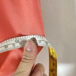 Cache  Women's Strapless Pleated Ruched Maxi Dress Satin size 12 Formal Gown VTG Photo 6